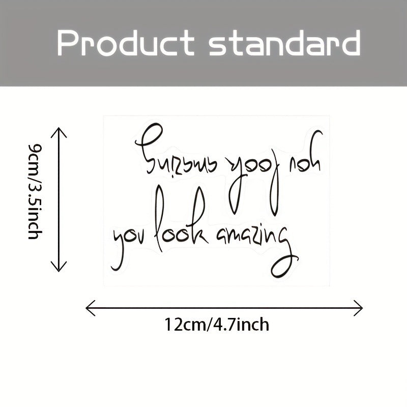 “You Look Amazing” Vinyl Wall Sticker