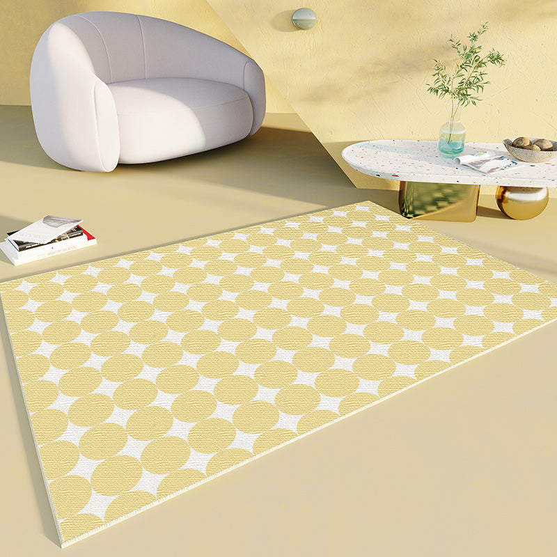 Checkerboard Rug for Living Room & Cloakroom