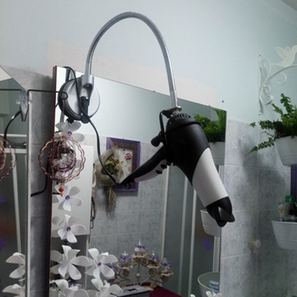 360° Rotating Hands-Free Hair Dryer & Grooming Holder Stand