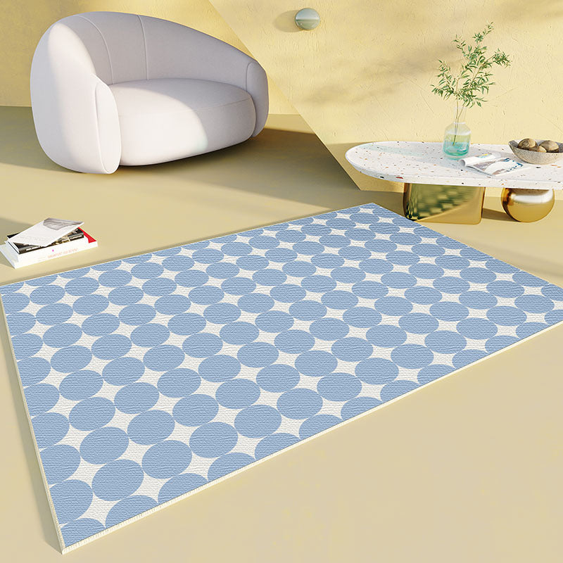 Checkerboard Rug for Living Room & Cloakroom