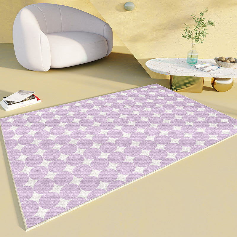 Checkerboard Rug for Living Room & Cloakroom