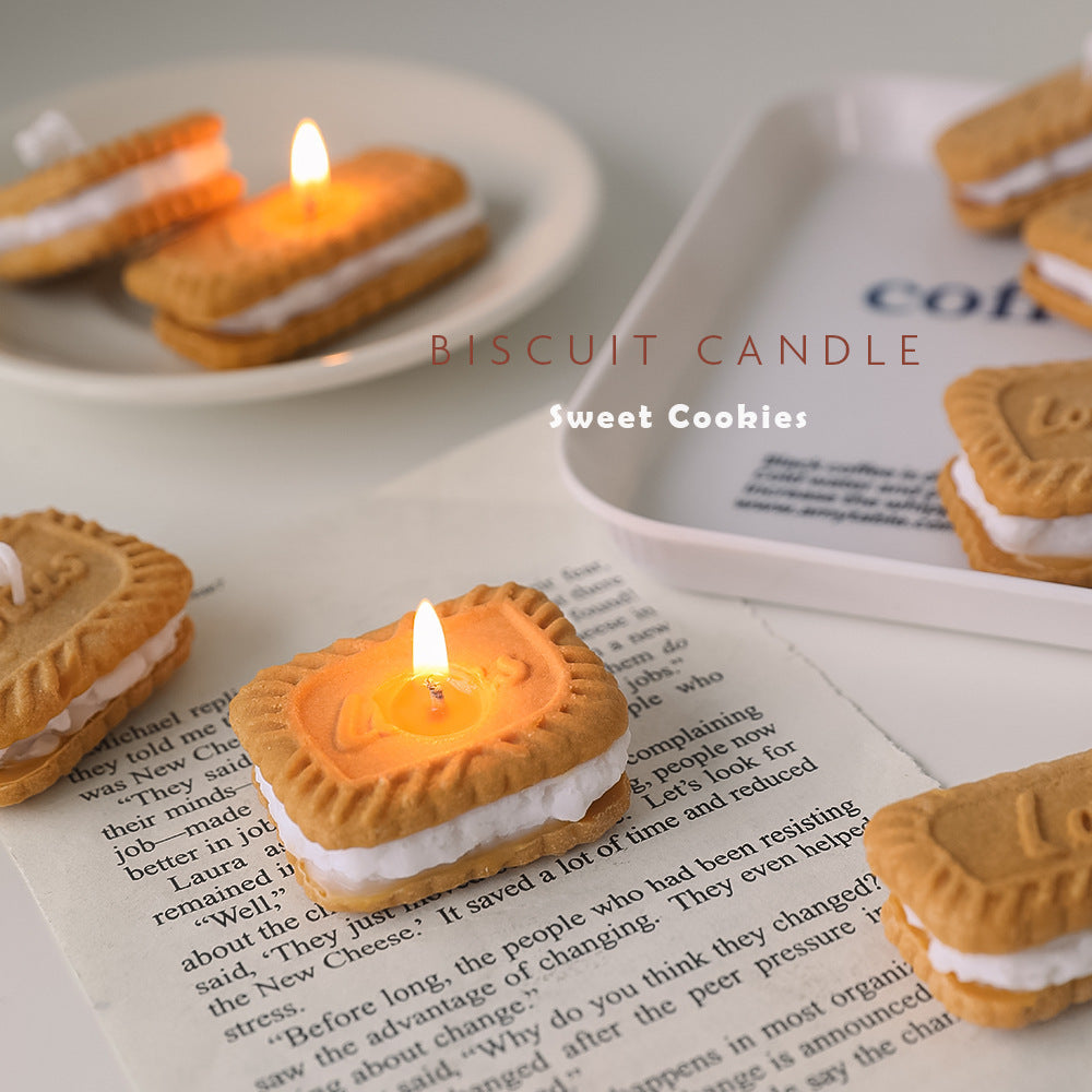 Creative Sandwich Biscuit Scented Candles