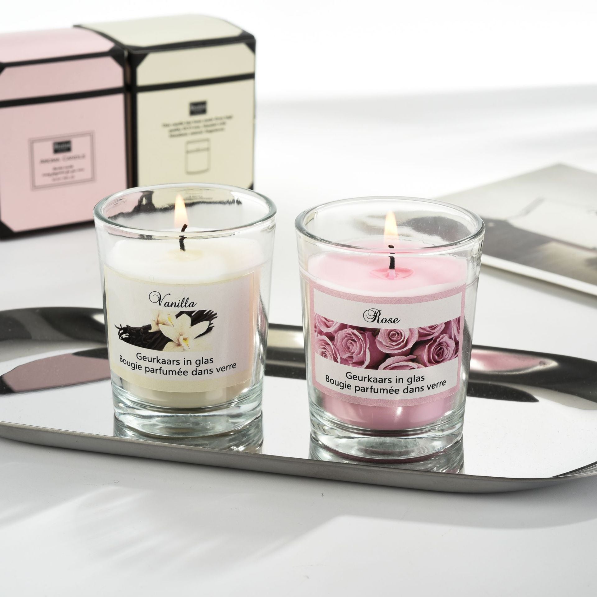 Plant-Based Aromatherapy Glass Candle – Romantic Fragrance