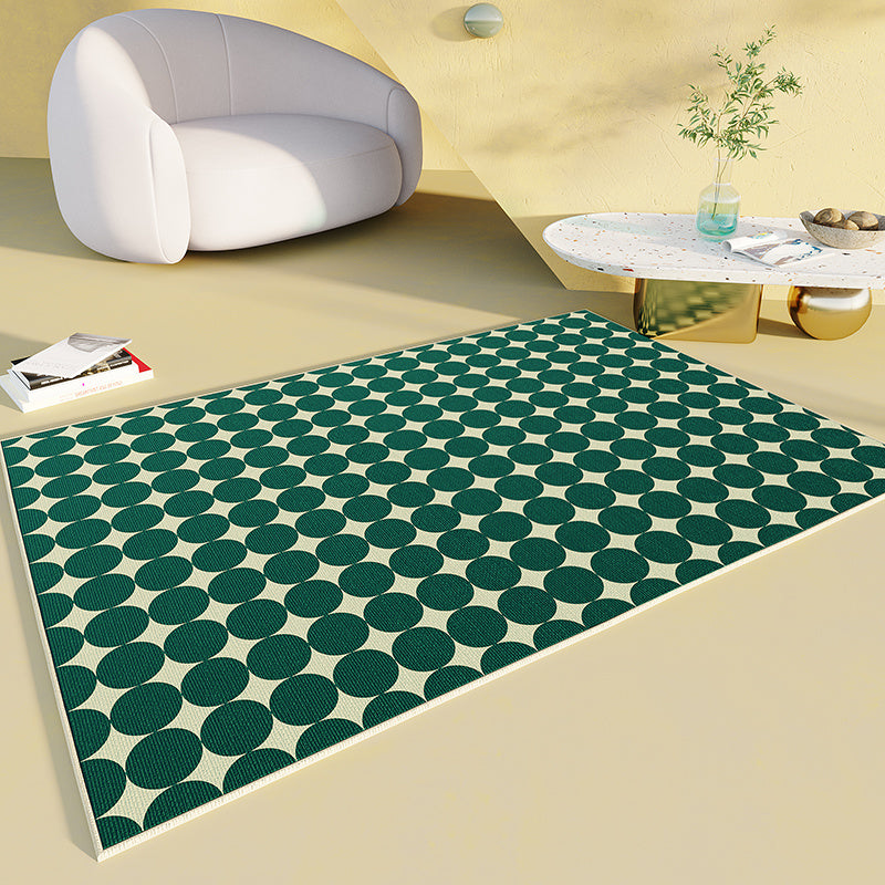 Checkerboard Rug for Living Room & Cloakroom