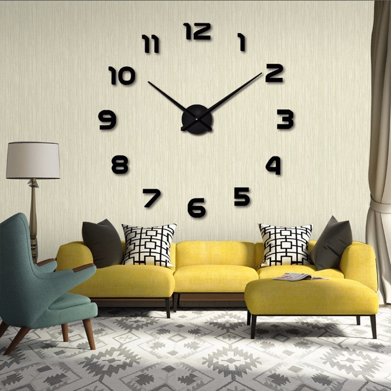 Living Room DIY Super Acrylic Wall Clock