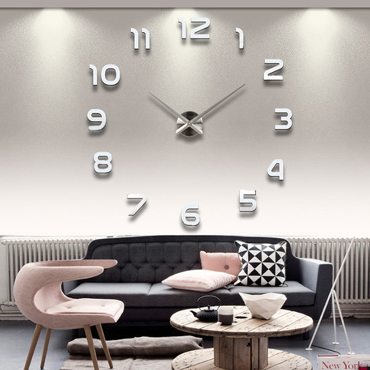 Living Room DIY Super Acrylic Wall Clock