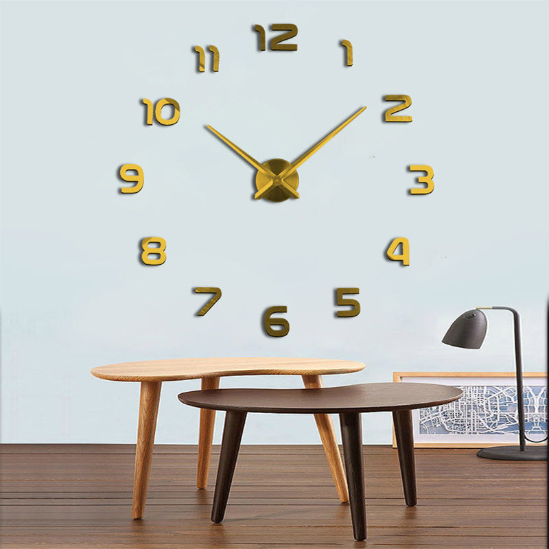 Living Room DIY Super Acrylic Wall Clock